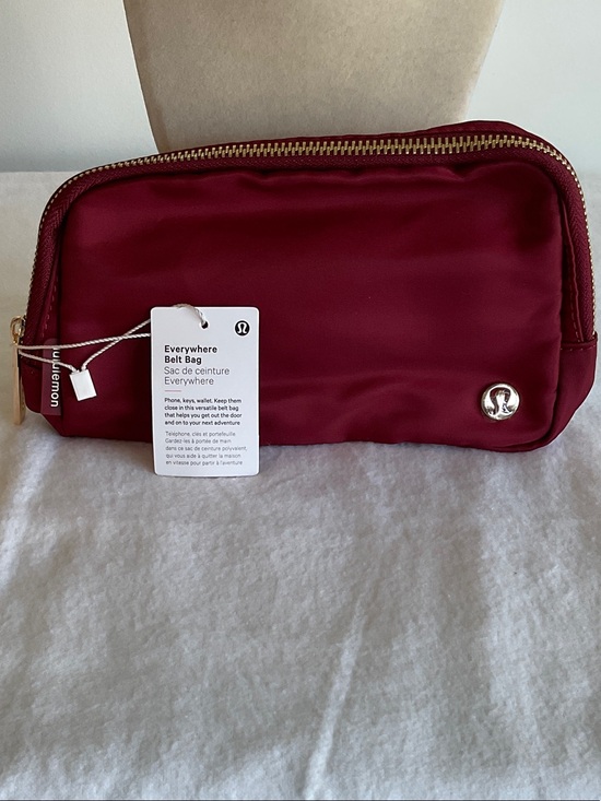 Lululemon Handbags - Lululemon Red Everywhere Belt Bag NWT